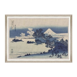 Κάδρο Shichiri Ga Hama By Hokusai FA13134 100X70 MindTheGap Οριζόντιοι Ξύλο