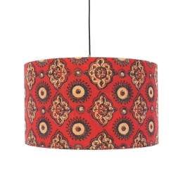 Φωτιστικό Οροφής Ajrak Red CL50206 45X28Cm MindTheGap Μέταλλο,Ύφασμα