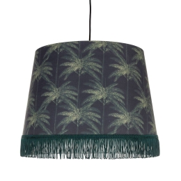Φωτιστικό Οροφής Ornamental Palms Dark CL50294 25X35X25Cm MindTheGap Μέταλλο,Ύφασμα