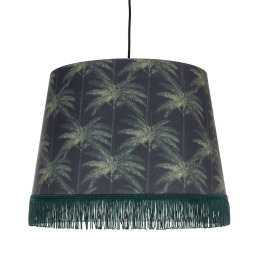 Φωτιστικό Οροφής Ornamental Palms Dark CL50313 35X45X30Cm MindTheGap Μέταλλο,Ύφασμα
