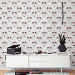 Ταπετσαρία Illusions WP20080 Black-White-Red MindTheGap 52x300cm