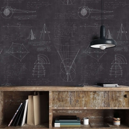 Ταπετσαρία Newton Geometry WP20046 Charcoal Black&White MindTheGap 52x300cm