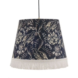 Φωτιστικό Οροφής Folk Tale CL50376 ø35xø45xH30 Dark Blue-White MindTheGap Μέταλλο,Ύφασμα