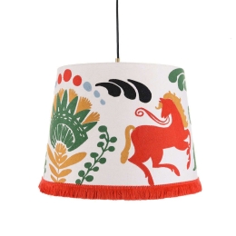 Φωτιστικό Οροφής Horse Parade CL50358 ø25xø35xH25 Orange-Multi MindTheGap Μέταλλο,Ύφασμα