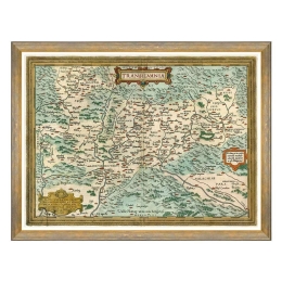 Κάδρο Transylvania 1612 By Ortelus FA13269 80x60cm Green MindTheGap Οριζόντιοι Ξύλο