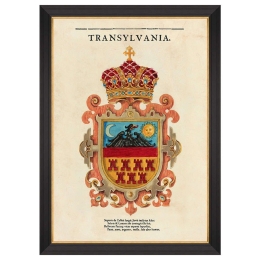 Κάδρο Transylvania Saxon Crest FA13268 70x100cm Multi MindTheGap Κάθετοι Ξύλο