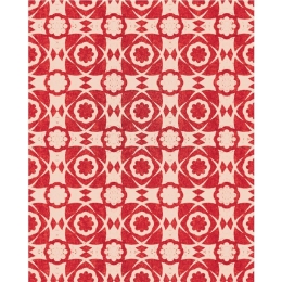 Ταπετσαρία Aegean Tiles Wp30052 52X1000Cm White-Red Mindthegap 52x1000cm