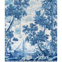 Ταπετσαρία Azure Mural Wp20560 3*52X300Cm White-Blue Mindthegap 52x300cm