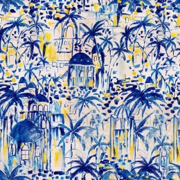 Ταπετσαρία Rhodes Wp20570 3*52X300Cm White-Blue Mindthegap 52x300cm