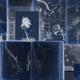 Ταπετσαρία Seaman'S Journal  Wp20561 3*52X300Cm Blue-Grey Mindthegap 52x300cm