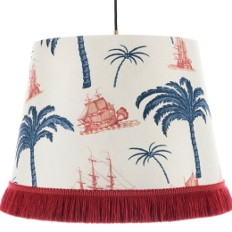 Φωτιστικό Οροφής Aegean Cl50440 Ø45Xø55Xh35 E27 White-Red-Blue Mindthegap Μέταλλο,Ύφασμα