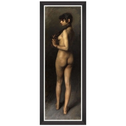 Κάδρο Egyptian Girl FA13416 50x150cm Multi MindTheGap Κάθετοι Ξύλο