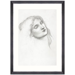 Κάδρο Head Of A Woman FA13423 60x80cm Black-White MindTheGap Κάθετοι Ξύλο,Γυαλί