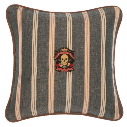 Μαξιλάρι Διακοσμητικό (Με Γέμιση) Oregon Stripes LC40156 50x50cm Multi-Blue  MindTheGap 50X50 50x50cm Ύφασμα