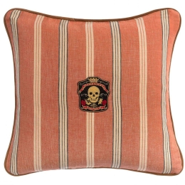 Μαξιλάρι Διακοσμητικό (Με Γέμιση) Oregon Stripes LC40158 50x50cm Multi-Orange MindTheGap 50X50 50x50cm Ύφασμα