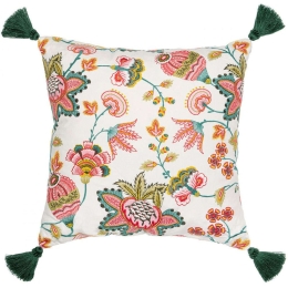 Μαξιλάρι Διακοσμητικό (Με Γέμιση) Midsummer Floral LC40134 50x50cm Multi MindTheGap 50X50 50x50cm Ύφασμα