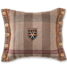 Μαξιλάρι Διακοσμητικό (Με Γέμιση) Chalet Plaid LC40204 Multi MindTheGap 50Χ50 50x50cm Ύφασμα,Πούπουλο