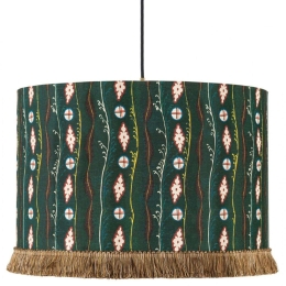 Φωτιστικό Οροφής Tyrol Folk Pattern CL50549 Φ55x30cm 1xE27 60W Multi MindTheGap
