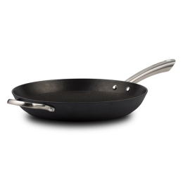 Τηγάνι Μαντεμένιο Αντικολλητικό Atlas 10-205-021 Φ32cm Black Nava 32cm Μαντέμι