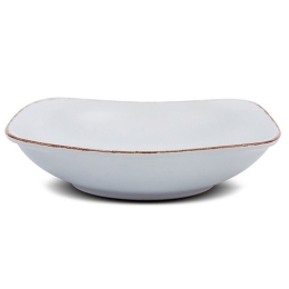 Πιάτο Κεραμικό Τετράγωνο Βαθύ Sugar 10-099-233 22,5Χ22,5cm White Nava Κεραμικό