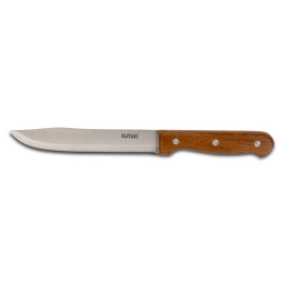Μαχαίρι Κρέατος Aνοξείδωτο Butcher Terrestrial 10-058-046 Με Ξύλινη Λαβή Inox Nava Ανοξείδωτο Ατσάλι