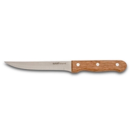 Μαχαίρι Aνοξείδωτο Terrestrial 10-058-044 Με Ξύλινη Λαβή Inox Nava Ανοξείδωτο Ατσάλι