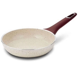 Τηγάνι Αντικολλητικό Terrestrial 10-044-003 26cm Bordo-Beige Nava 26cm Αλουμίνιο
