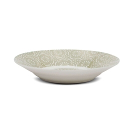 Πιάτο Βαθύ Maiolica 10-099-113 20,5cm White-Green Nava Πορσελάνη