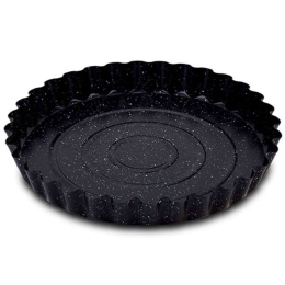 Φόρμα Τάρτας Αντικολλητική Nature 10-103-159 28cm Black Nava Ατσάλι