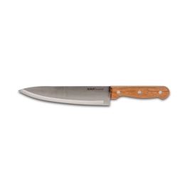 Μαχαίρι Chef Terrestrial 10-058-041 33cm Inox-Brown Nava Ατσάλι,Ξύλο
