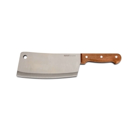 Μπαλτάς Terrestrial 10-058-040 30cm Inox-Brown Nava Ατσάλι,Ξύλο