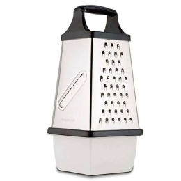 Τρίφτης Με Δοχείο Misty 10-135-118 31cm Inox-Black Nava Ανοξείδωτο Ατσάλι