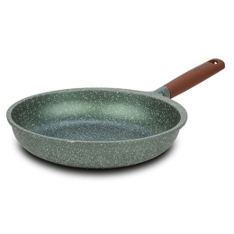 Τηγάνι Αντικολλητικό Ωmega 10-255-003 26cm Green-Brown Nava 26cm Αλουμίνιο