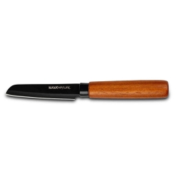 Μαχαίρι Ξεφλουδίσματος Nature 10-054-025 19cm Black-Brown Nava Ανοξείδωτο Ατσάλι