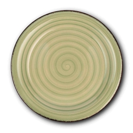 Πιάτο Ρηχό Lines 10-099-201 Φ27cm Green Nava Κεραμικό