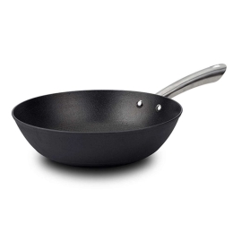 Τηγάνι Wok Atlas 10-205-030 Φ28cm Black Nava 28cm Μαντέμι