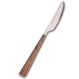 Μαχαίρι Φαγητού Ariana 10-123-032 22,8cm Silver-Natural Nava Ανοξείδωτο Ατσάλι