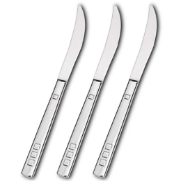 Μαχαίρια Φαγητού Harmony (Σετ 3Τμχ) 29cm Inox Nava Ανοξείδωτο Ατσάλι