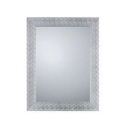 Καθρέπτης Τοίχου Ariane 1010106 88x70cm Silver Mirrors & More Πλαστικό, Γυαλί
