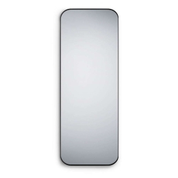 Καθρέπτης Τοίχου Britta 1430202 50x150cm Black Mirrors & More Μέταλλο,Γυαλί