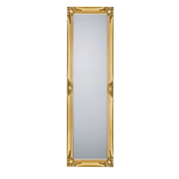 Καθρέπτης Τοίχου Elsa 1320279 50x150cm Gold Mirrors & More Ξύλο,Γυαλί