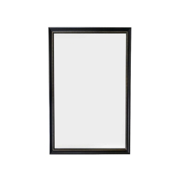 Καθρέπτης Τοίχου Nadine 1310180 34x45cm Black-Gold Mirrors & More Πλαστικό, Γυαλί