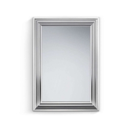 Καθρέπτης Τοίχου Silke 1720106 55x70cm Chrome Mirrors & More Πλαστικό, Γυαλί