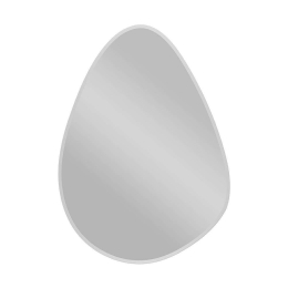 Καθρέπτης Τοίχου Bella 1710200 30x40cm Clear Mirrors & More Γυαλί