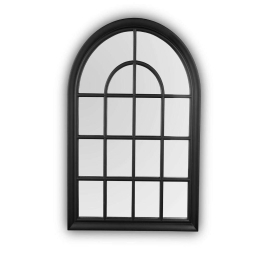 Καθρέπτης Τοίχου Finestra 1580102 50x70cm Black Mirrors & More Πλαστικό, Γυαλί
