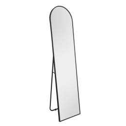 Καθρέπτης Δαπέδου Britt 2210102 40x160cm Black Mirrors & More Μέταλλο,Γυαλί