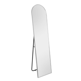 Καθρέπτης Δαπέδου Britt 2210189 40x160cm Silver Mirrors & More Μέταλλο,Γυαλί