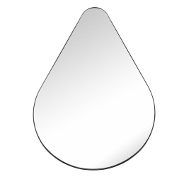 Καθρέπτης Τοίχου Britta 1430602 80x100cm Black Mirrors & More Μέταλλο,Γυαλί
