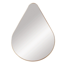 Καθρέπτης Τοίχου Britta 1430679 80x100cm Gold Mirrors & More Μέταλλο,Γυαλί
