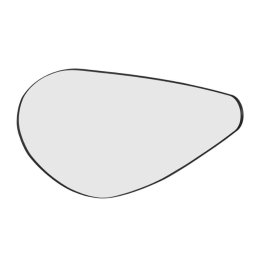 Καθρέπτης Τοίχου Britta 1430702 70x170cm Black Mirrors & More Μέταλλο,Γυαλί